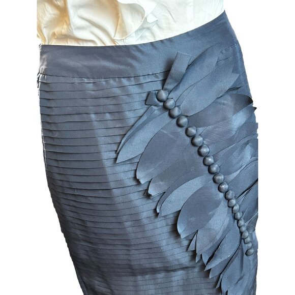 (5 for $25) down east Professional pencil skirt in navy Size 4 - Picture 8 of 9